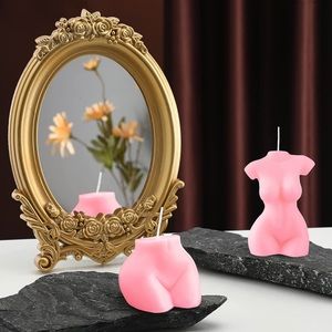 Pink Handpoured Body candles